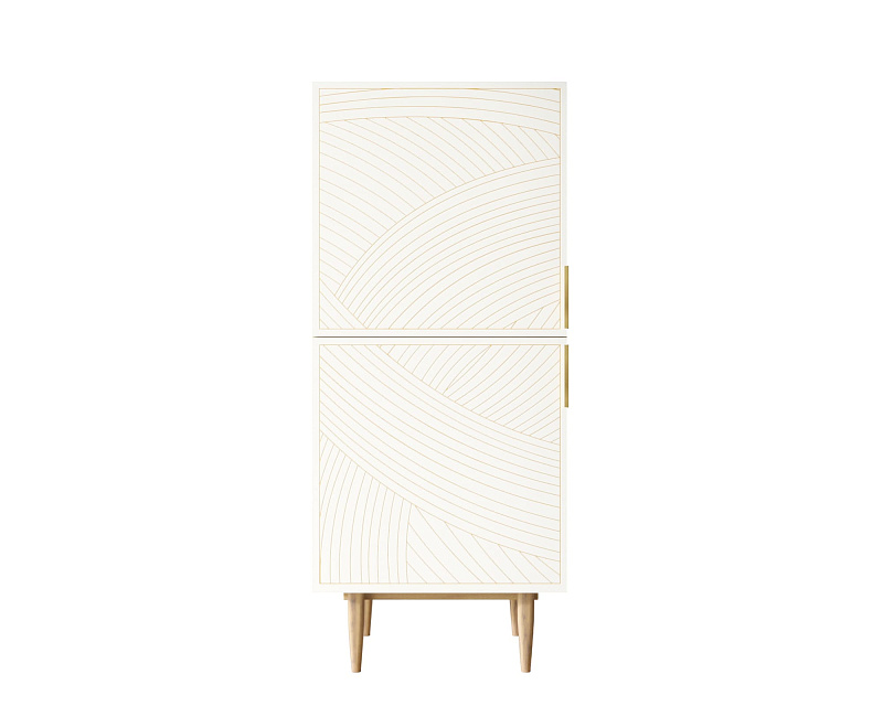 Вертикальный комод с двумя дверками "Line" LN05/GR1/beige в Москве Вертикальный комод с двумя дверками "Line" LN05/GR1/beige