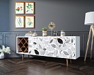Комод "Berber" удлиненный с бутылочницей 9 принт арт BB15/Print_09 №4