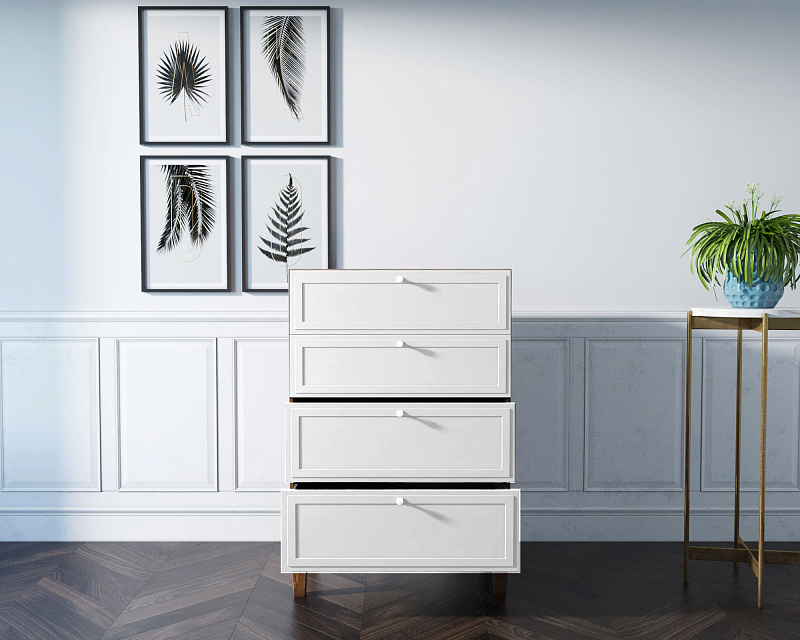 Комод "Andersen" вертикальный арт AN07WH в Москве Комод "Andersen" вертикальный арт AN07WH