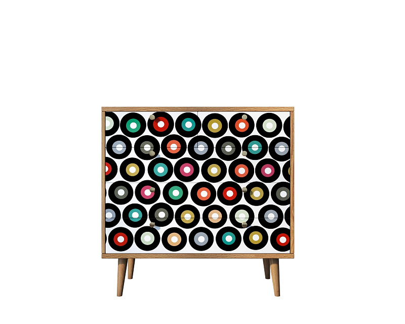 Комод "Berber" пять ящиков 37 принт арт BB36/Print_37