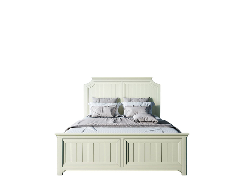 Бежевая кровать "Olivia" 160х200 арт GA3001/16C