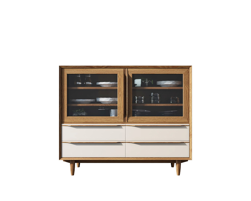 Буфет "Bruni white" низкий арт BR34WH в Москве Буфет "Bruni white" низкий арт BR34WH