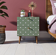 Тумбочка "Berber" с двумя ящиками 12 принт арт BB03/Print_12, разноцветная №1