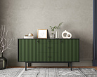 Комод две дверки и три ящика "Emerson" арт EM08/green/L №3