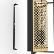 43789 Бра (настенный светильник) NOHALES, 1X40W (E27), H320, сталь, черный, латунь №2
