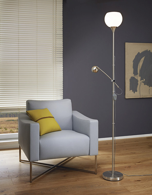 Торшер (напольный светильник) SPELLO 3 светодиодный с лампой для чтения