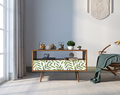 Консоль "Berber" с двумя ящиками принт 28 арт BB22/Print_28