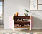 Комод с двумя дверками "Line" LN01/GR1/pink №1