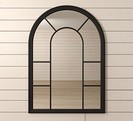 Зеркало "Venezia" черное арт 201-20BLKETG