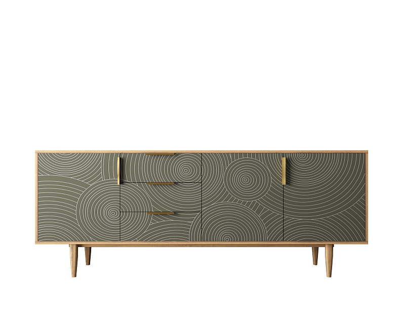 Комод "Line" удлиненный R25/browngrey