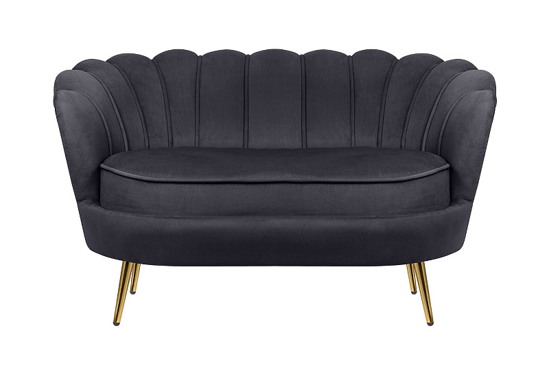 Дизайнерский двухместный диван Pearl Double Black