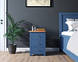 Тумба "Jules Verne" с тремя ящиками арт JV21ETGB Синий