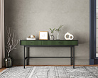 Консоль с двумя ящиками "Emerson" арт EM22/green/L №3