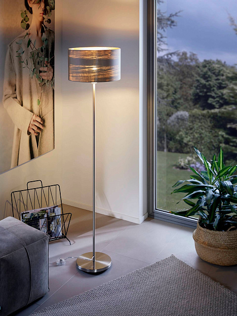 Торшер (напольный светильник) MASERLO с ножным выключателем