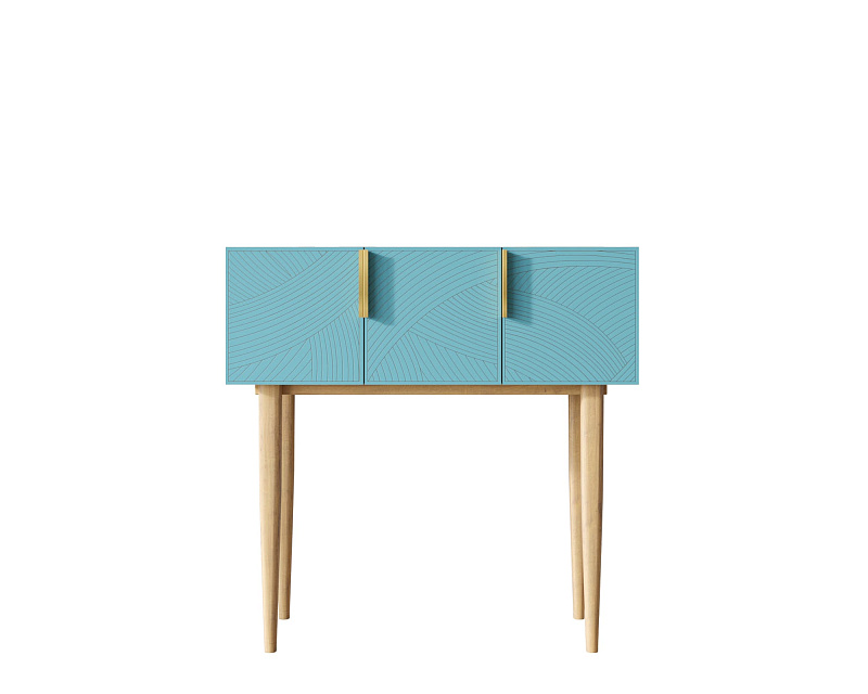 Консоль с тремя дверками "Line" LN15/GR1/blue