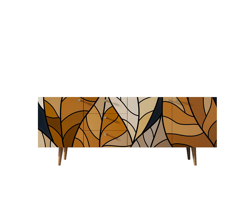 Комод "Berber" удлиненный принт 08 арт BB11/Print_08