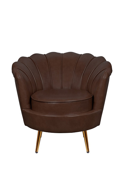 Низкое кресло ракушка Pearl Brown V2 в Москве Низкое кресло ракушка Pearl Brown V2
