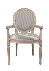 Мягкий стул с подлокотниками Diella Pinstripe