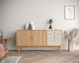 Комод Bubble Solid с двумя дверками и тремя ящиками арт BBL05S