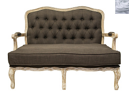 Прямой диван модерн Yareli Brown V2 серый