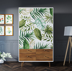 Шкаф трехстворчатый "Berber" принт 4 арт BB02/Print_04