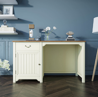 Бежевый рабочий стол с дверкой "Olivia" арт GB3001C