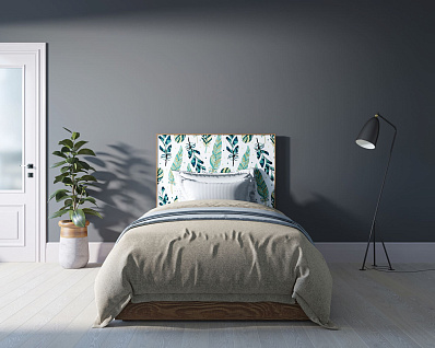 Кровать "Berber" 120х200 см принт 44 арт BB42/Print_44