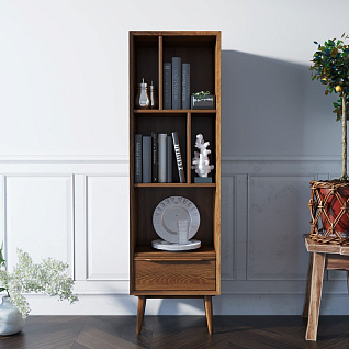 Узкий стеллаж "Bruni" арт BR26