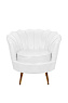 Низкое кресло ракушка Pearl White