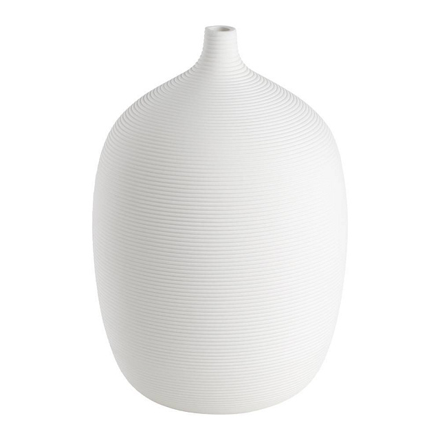 421263 Ваза декоративная MITANE, H212, ?145, керамика, белый в Москве 421263 Ваза декоративная MITANE, H212, ?145, керамика, белый
