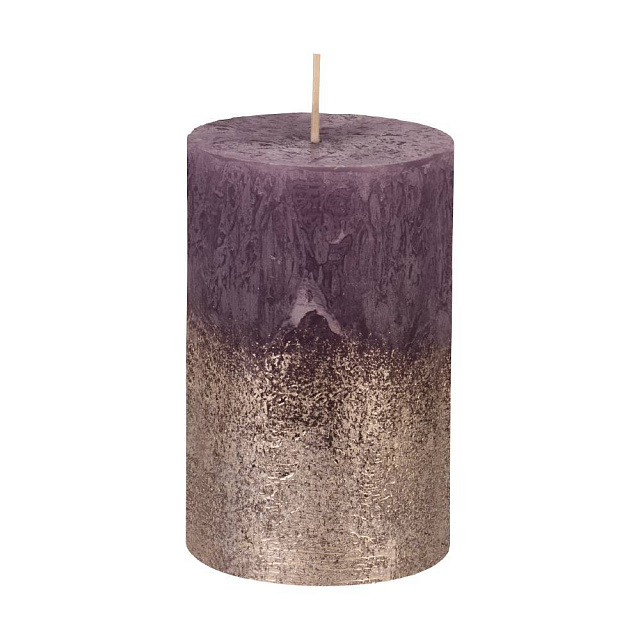 422583 Свеча парафиновая GLENBARR, H110 парафин, лавандовый, серебряный металл,ик в Москве 422583 Свеча парафиновая GLENBARR, H110 парафин, лавандовый, серебряный металл,ик