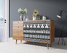 Комод "Berber" с двумя дверками и ящиками 19 принт арт BB05/Print_19 №4