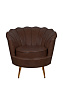 Низкое кресло ракушка Pearl Brown V2