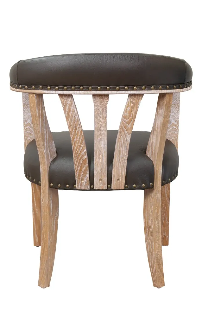 Стул в стиле ретро Tanner Genuine Brown Leather в интернет-магазине в Москве Стул в стиле ретро Tanner Genuine Brown Leather в интернет-магазине в Москве