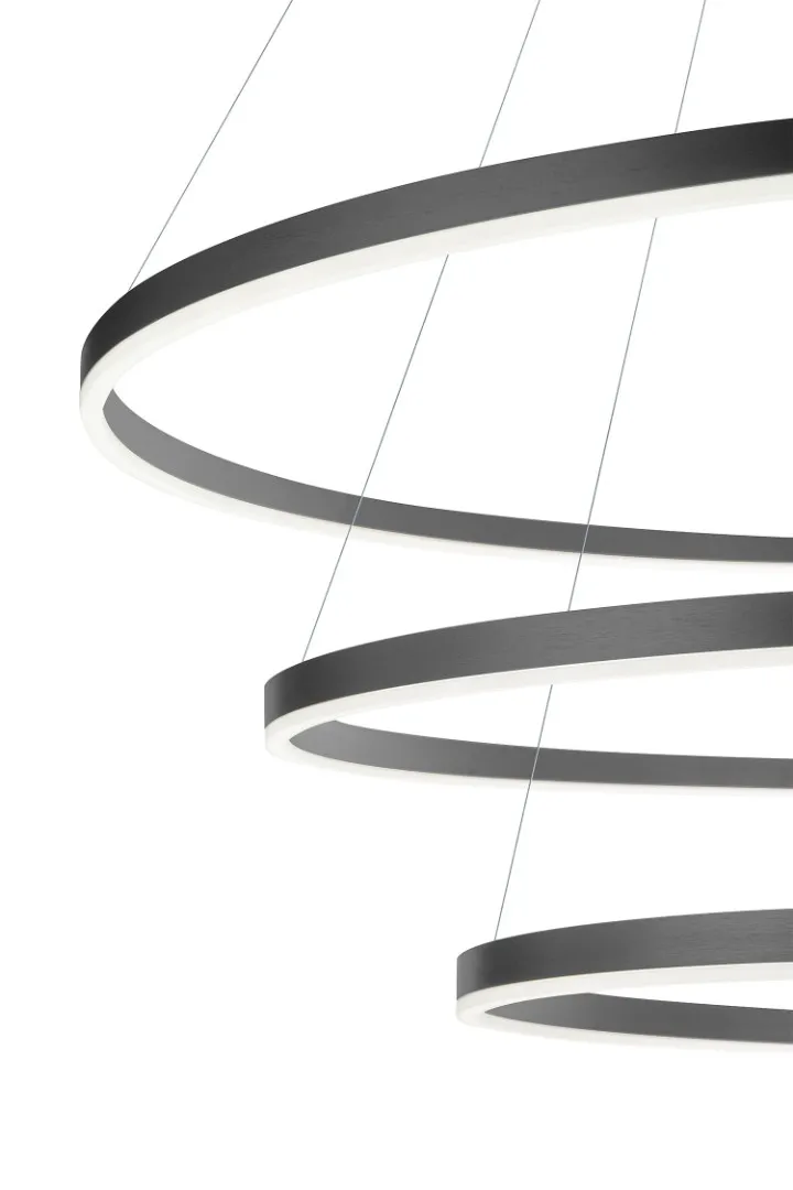 купить Люстра Orblaze 3 rings 800 black в интернет-магазине