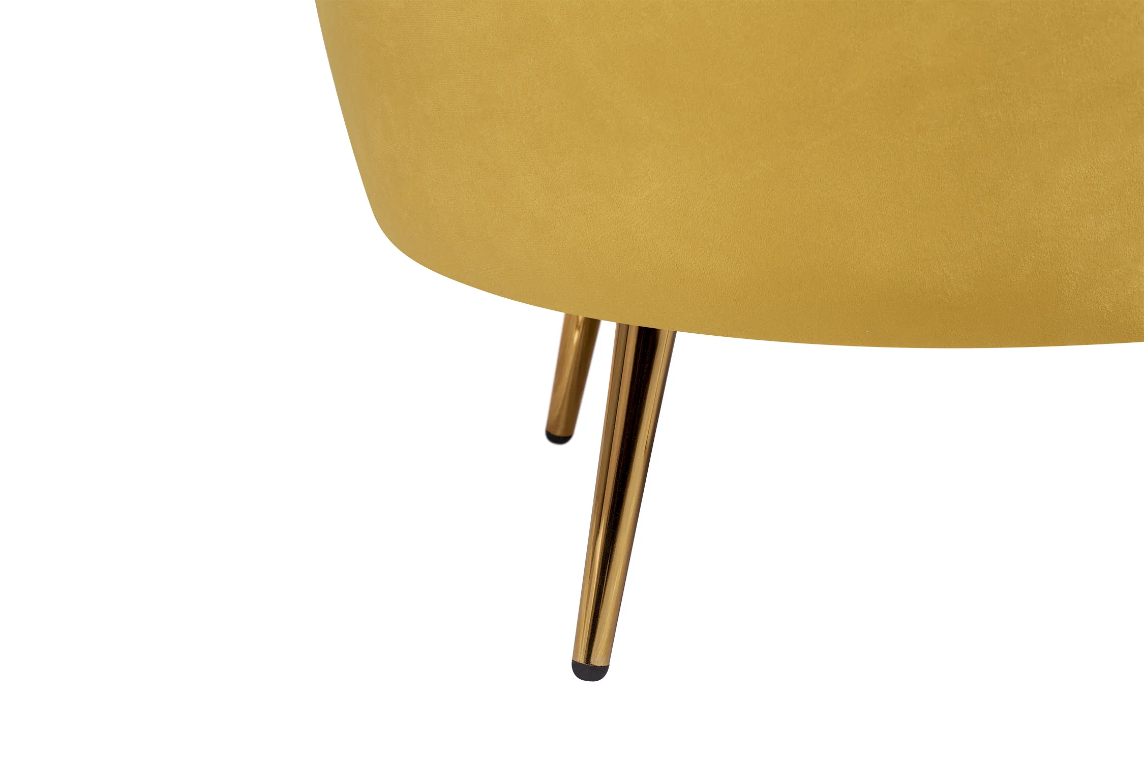 фото Низкое кресло ракушка Pearl Yellow в интерьере