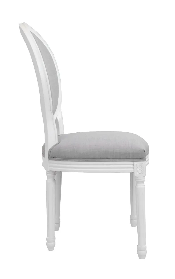 купить Дизайнерский обеденный стул Miro White and Grey