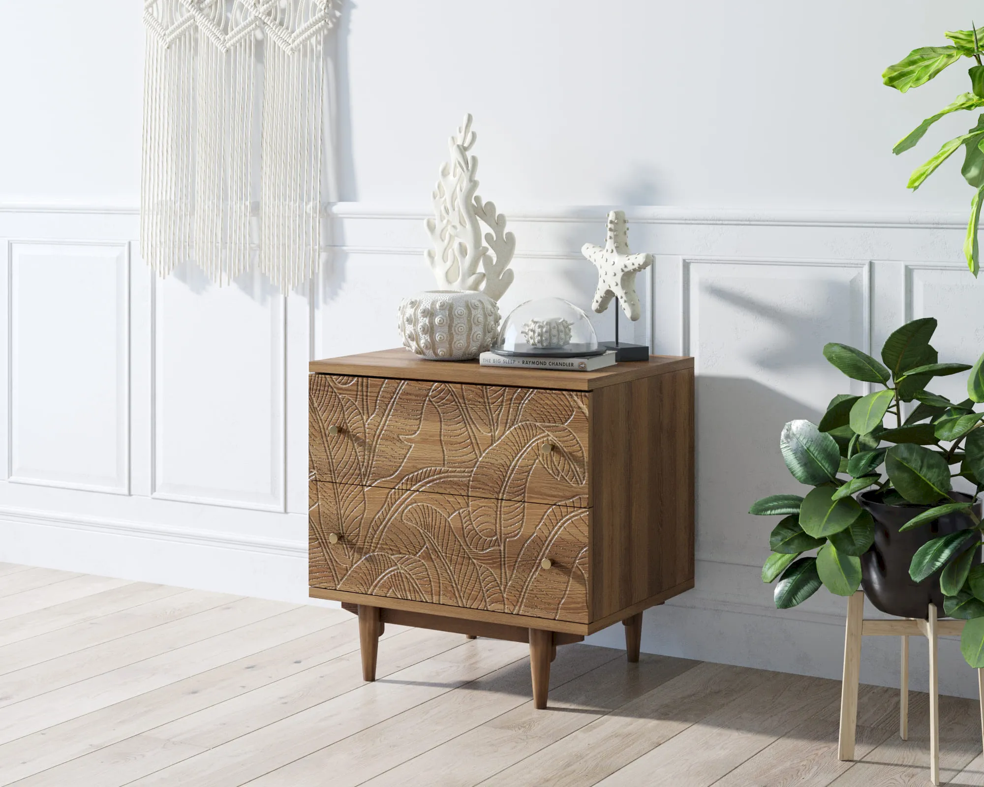 заказать Комод "Boho" 2 ящика джангл арт BH06