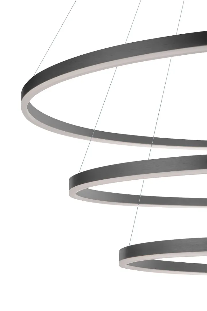фото Люстра Orblaze 3 rings 800 black в интерьере