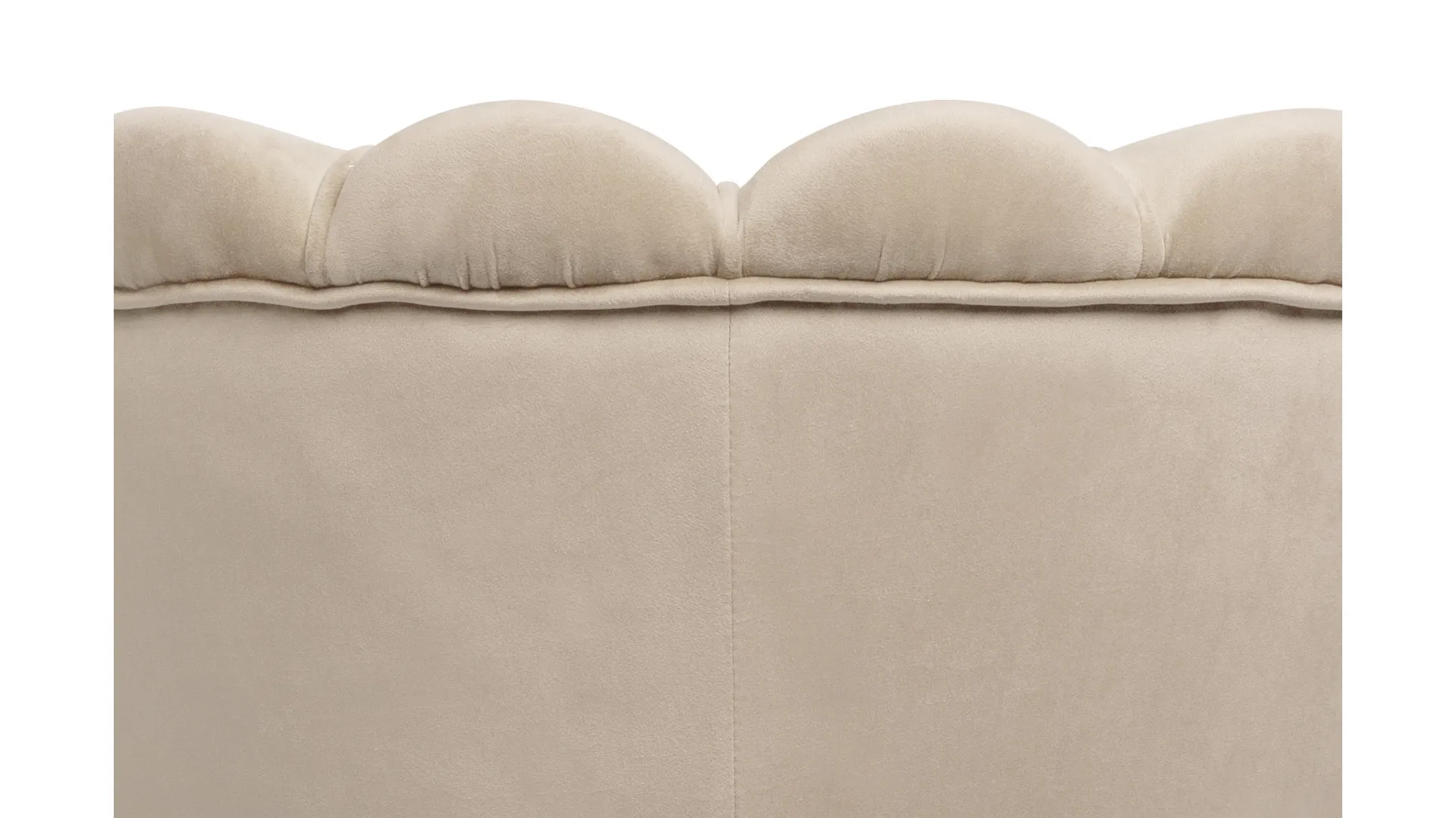 Кресло с пуфом ракушка Pearl Taupe в интернет-магазине