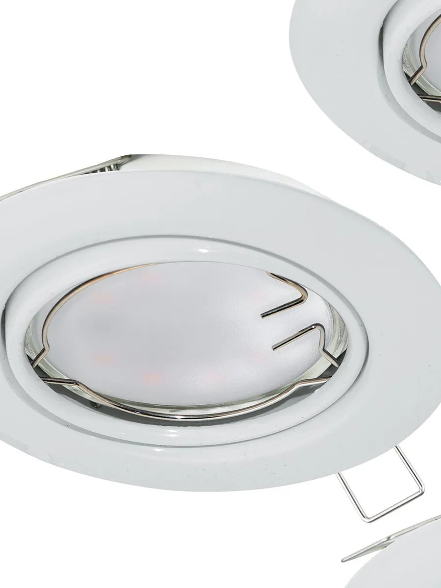 купить 94406 Комплект светодиодных встраиваемых светильников PENETO, 3x5W (GU10), ?87, сталь, белый