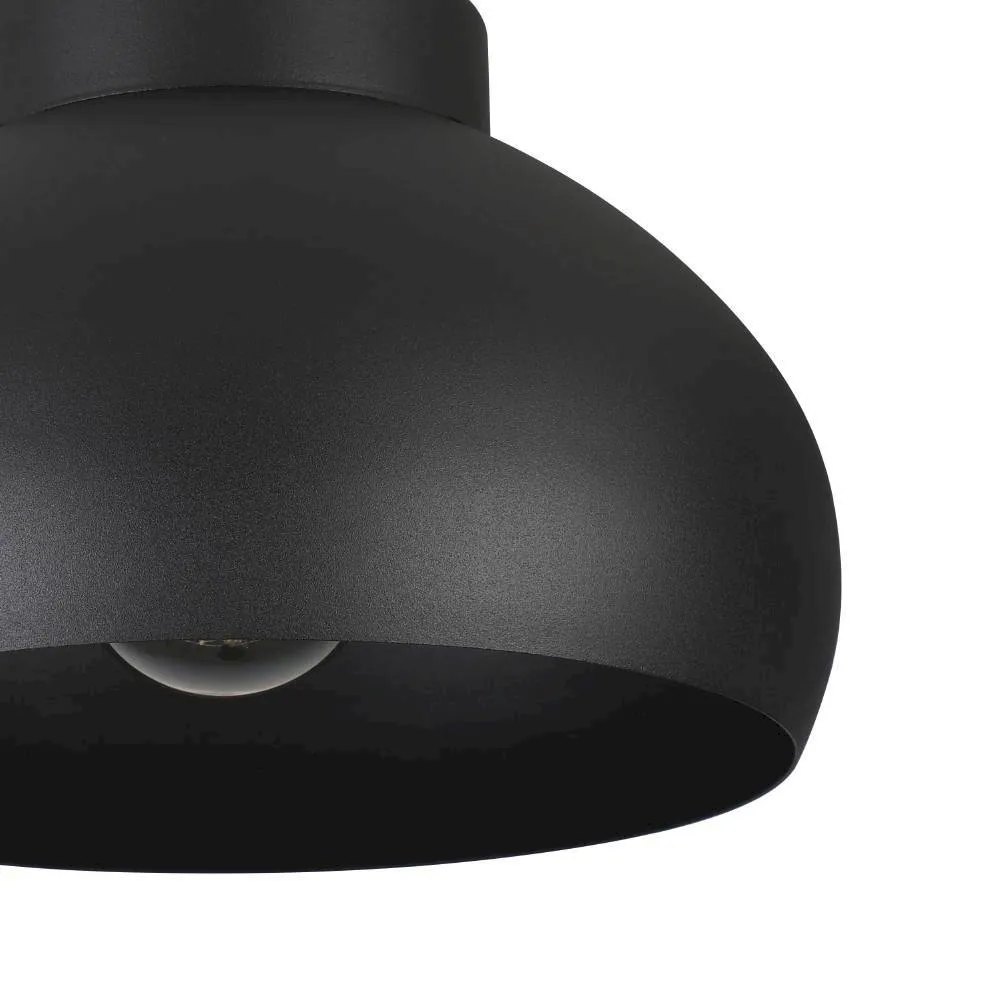 заказать 900553 Потолочный светильник MOGANO 2, 1x40W, E27, H175, ?280, сталь, черный