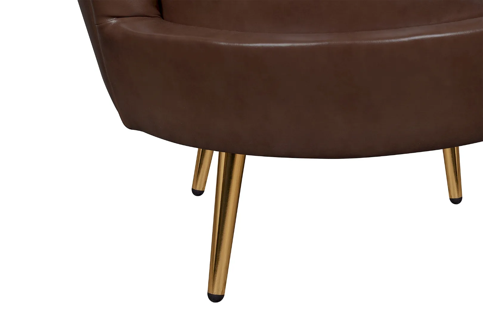 фото Низкое кресло ракушка Pearl Brown V2 в интерьере