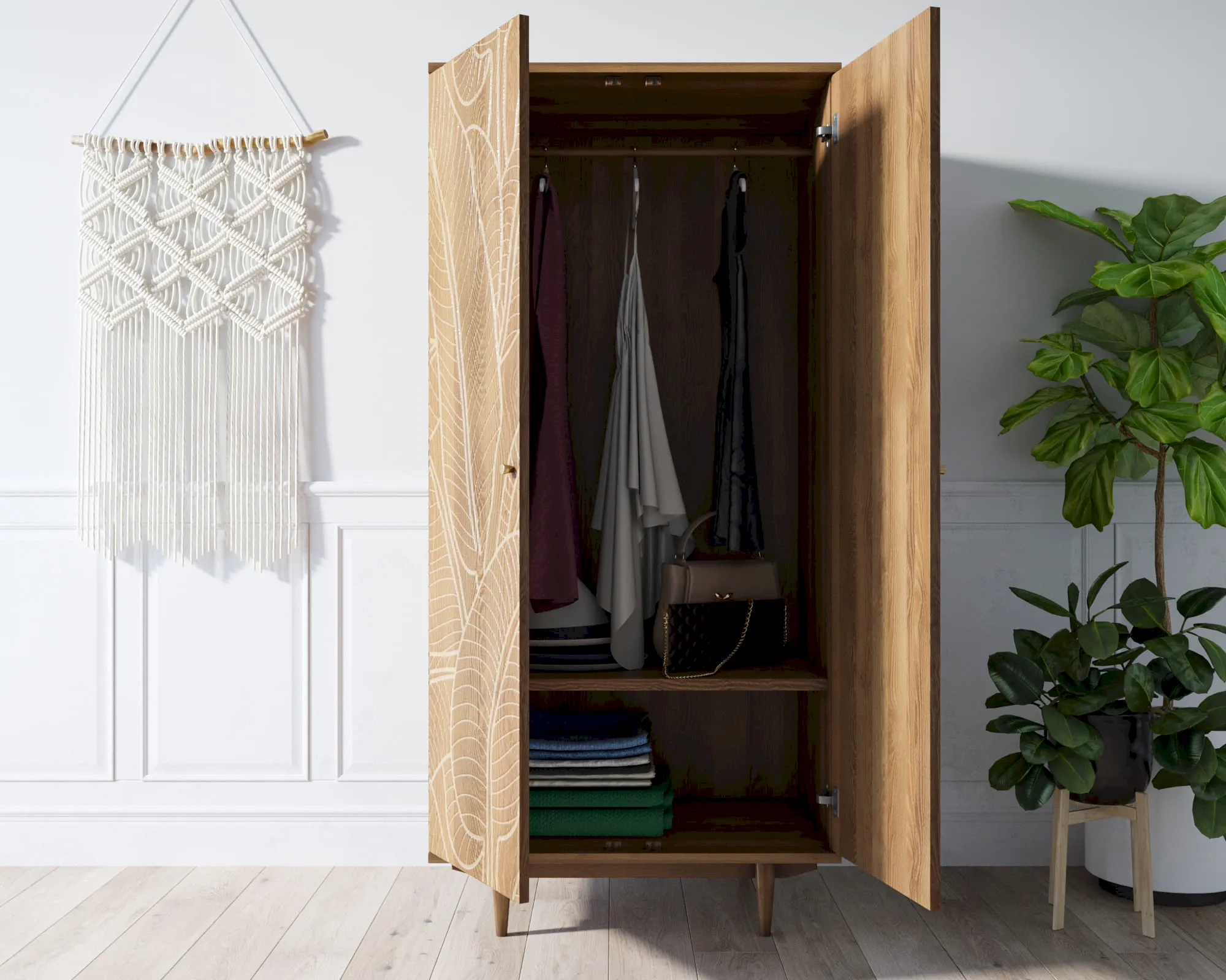 купить Шкаф "Boho" джангл арт BH11