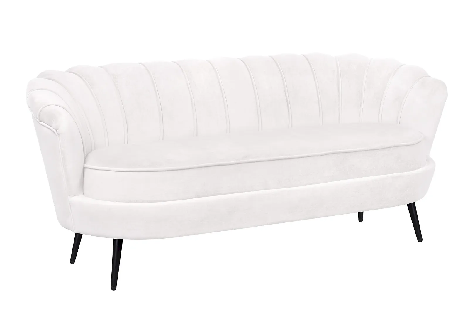 купить Диван ракушка Pearl Triple Beige на черных ножках