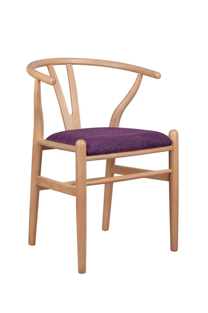купить Стул ретро Wishbone Purple в Москве купить Стул ретро Wishbone Purple