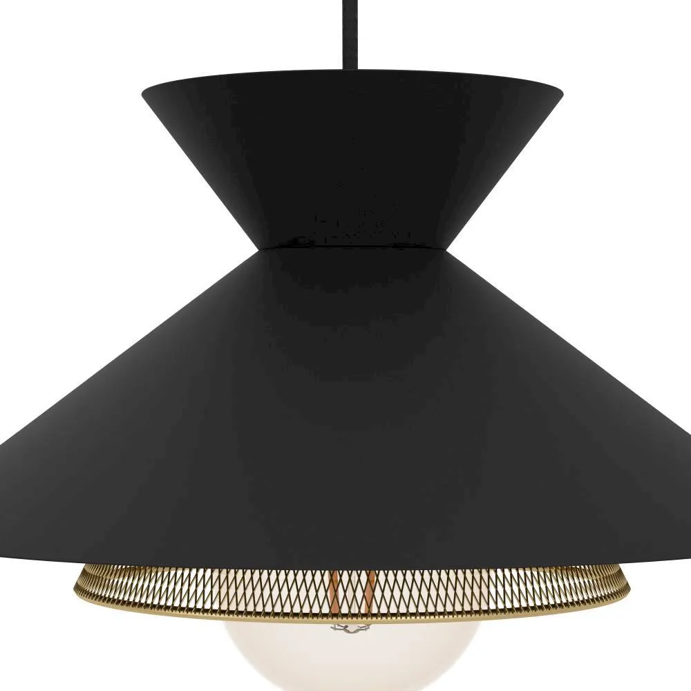 купить 43886 Люстра GRIZEDALE, 3X40W (E27), L960, B260, H1100, сталь, черный, латунь
