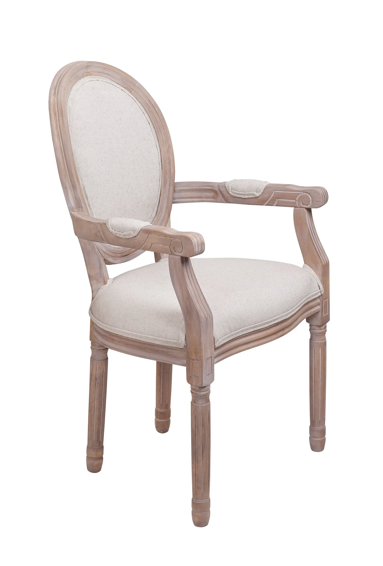 купить Мягкий стул с подлокотниками Volker Arm Beige V2