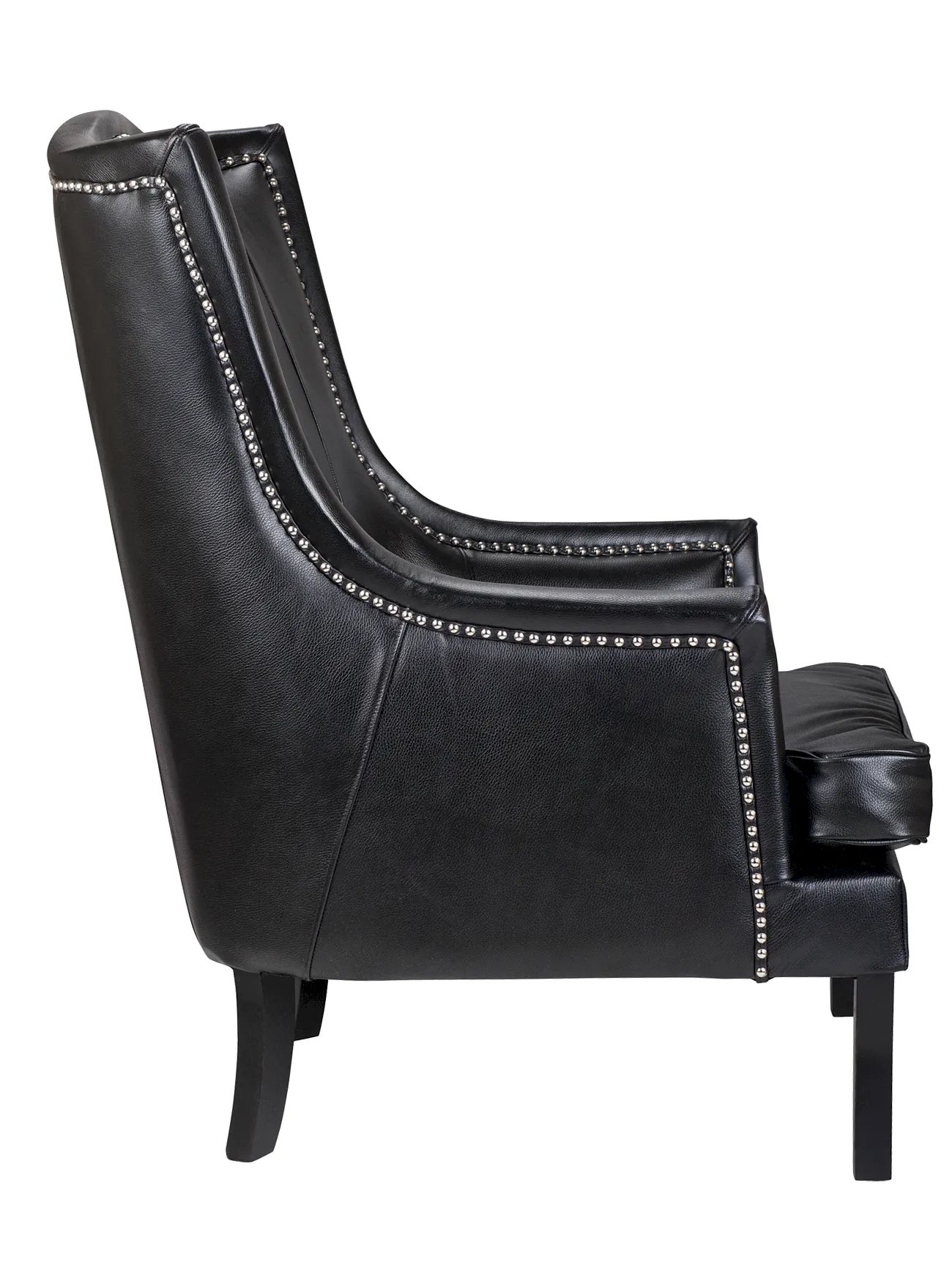 заказать Кожаное кресло каминное Chester Black Leather