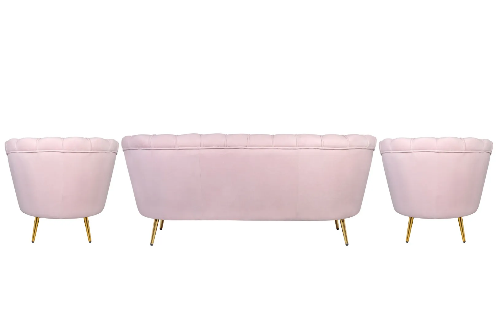 заказать Комплект кресел и дивана ракушка Pearl Triple Pink V2 в Москве заказать Комплект кресел и дивана ракушка Pearl Triple Pink V2